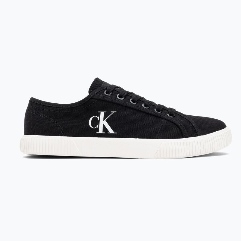 Scarpe da ginnastica Calvin Klein donna YW0YW01762 Ess Vulc Low Cv Mg Wn nero/bianco brillante 2
