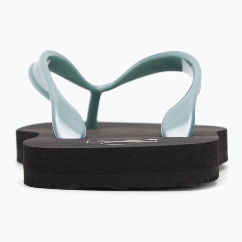 Calvin Klein infradito donna YW0YW01719 Beach Sandal Monologo Tpu nero/blu nuvoloso 6