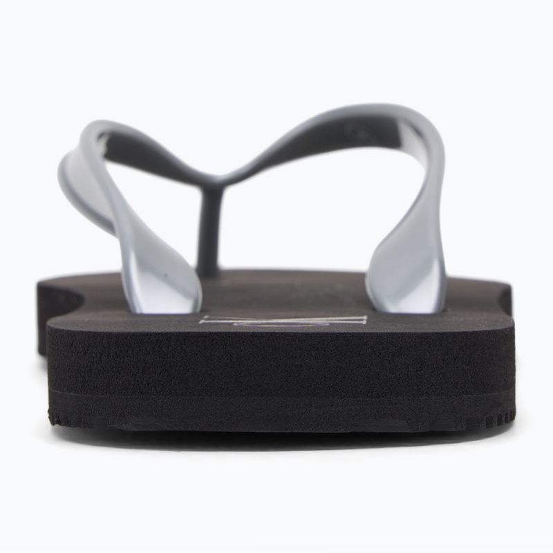 Donna Calvin Klein YW0YW01719 Sandalo da spiaggia Monologo Tpu nero/argento infradito 6