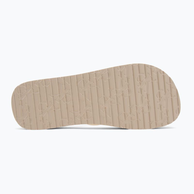 Calvin Klein infradito donna YW0YW01830 Beach Sandal Flatform Tpu eggshell/bright white 4