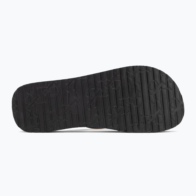 Calvin Klein YW0YW01830 Sandalo da spiaggia Flatform Tpu nero/bianco brillante da donna 4