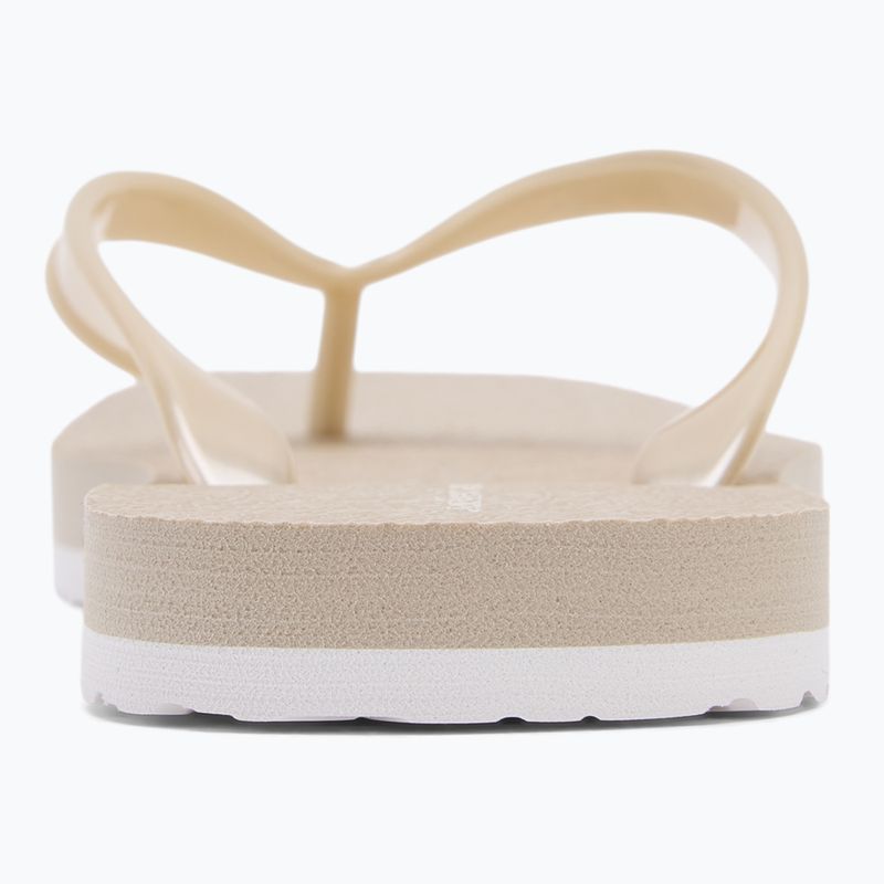 Calvin Klein infradito donna YW0YW01720 Tong+ Tpu Metallic eggshell/bright white 6