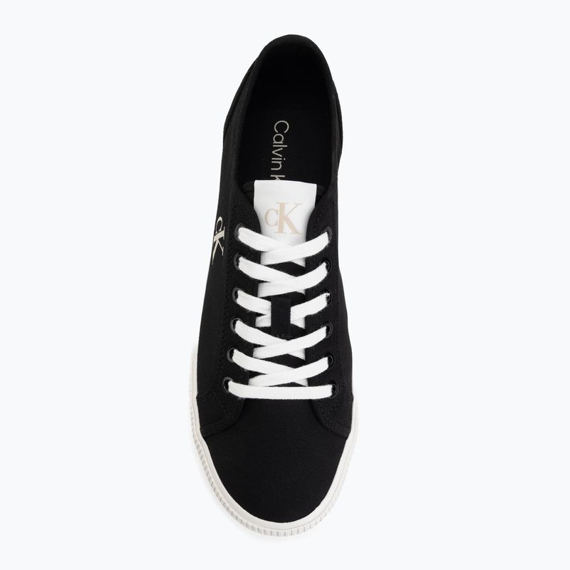 Sneakers uomo Calvin Klein YM0YM01209 3 Ess Vulc Low Mg Canvas ck black/bright white 5