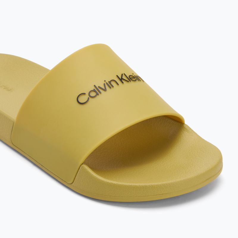 Calvin Klein infradito uomo HM0HM00455 Pool Slide Gomma olio di avocado 7