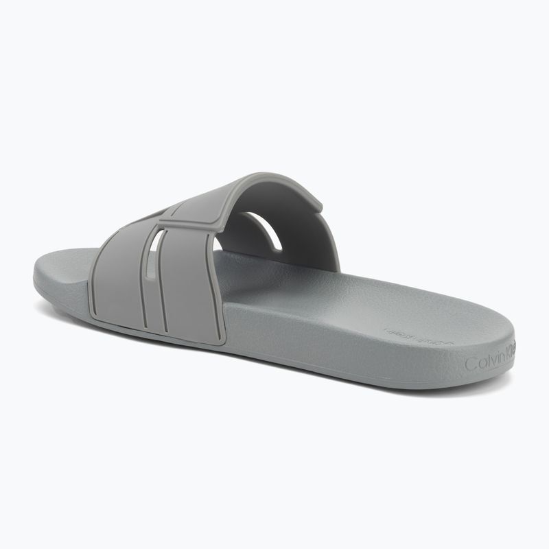 Calvin Klein infradito uomo HM0HM01752 Pool Slide Double T granite road 3