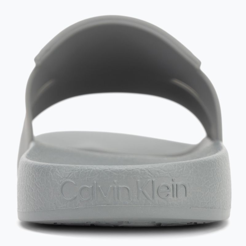 Calvin Klein infradito uomo HM0HM01752 Pool Slide Double T granite road 6