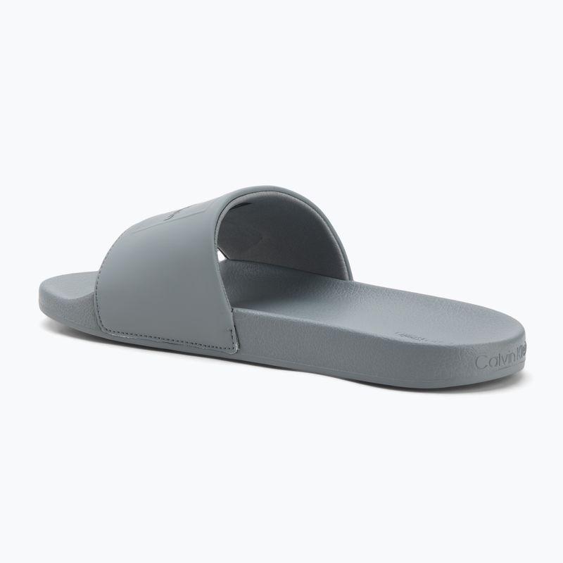 Calvin Klein infradito uomo HM0HM01754 Pool Slide Ck Square granite road 3