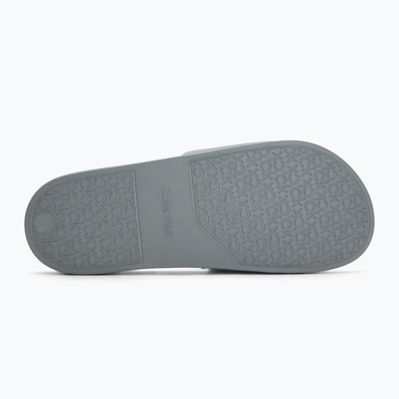 Calvin Klein infradito uomo HM0HM01754 Pool Slide Ck Square granite road 4