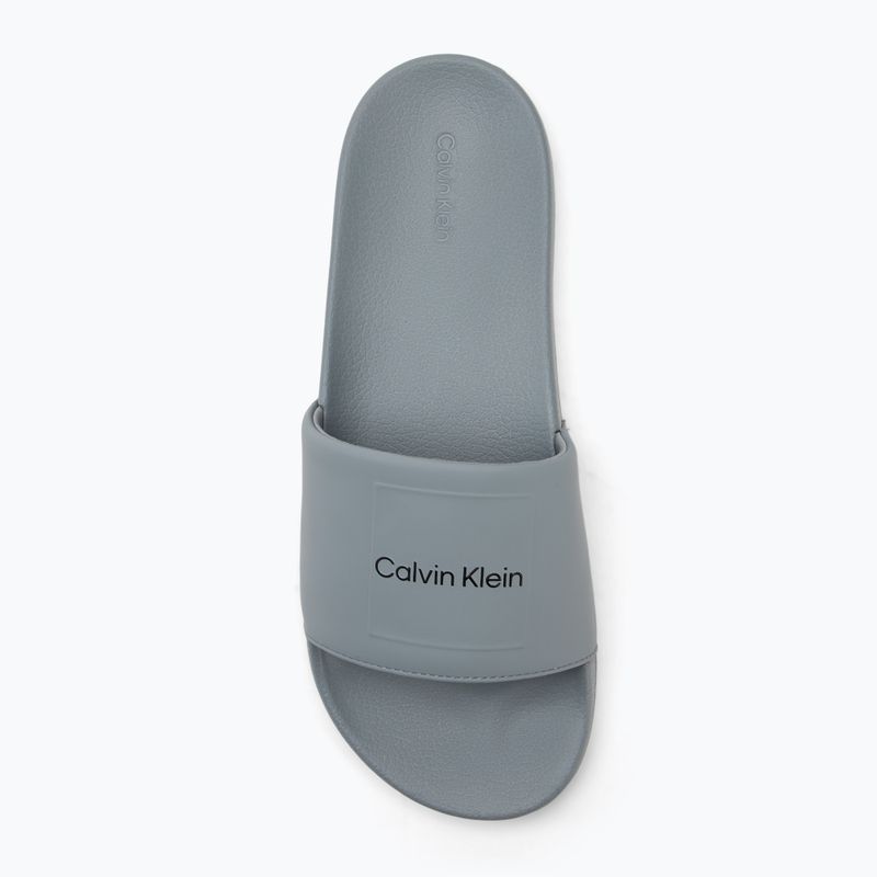 Calvin Klein infradito uomo HM0HM01754 Pool Slide Ck Square granite road 5