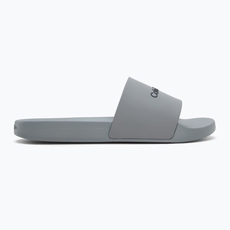 Calvin Klein infradito uomo HM0HM00455 Pool Slide Rubber granite road 2