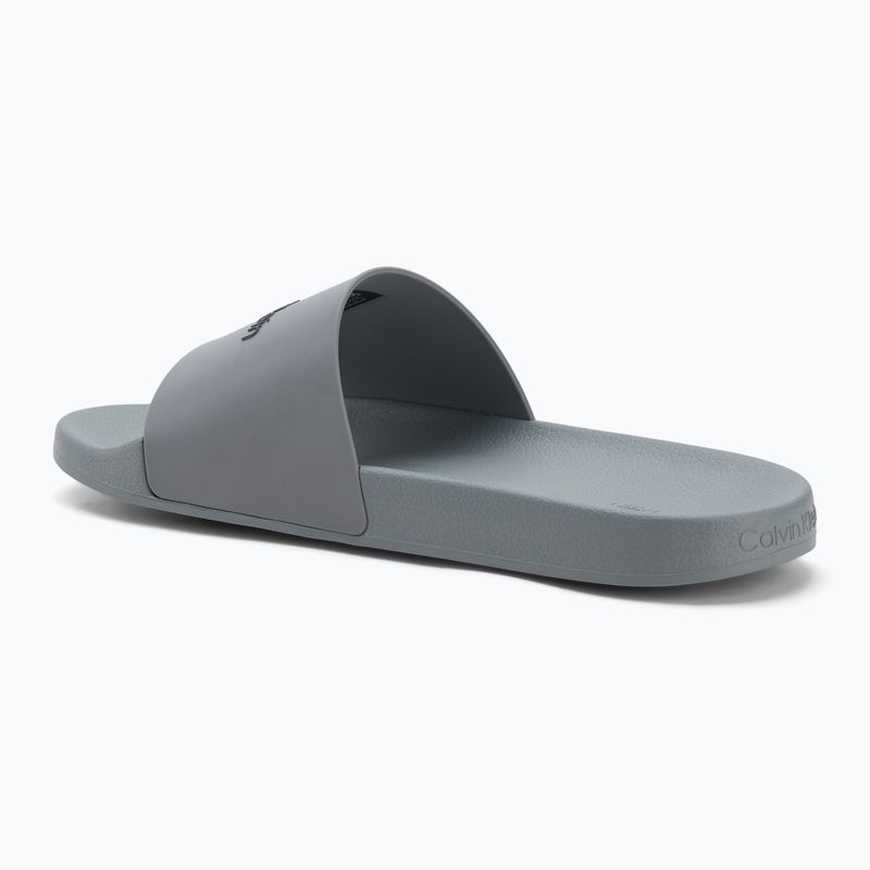 Calvin Klein infradito uomo HM0HM00455 Pool Slide Rubber granite road 3
