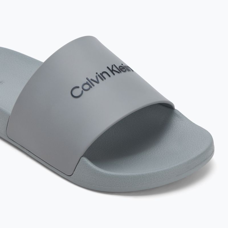 Calvin Klein infradito uomo HM0HM00455 Pool Slide Rubber granite road 7