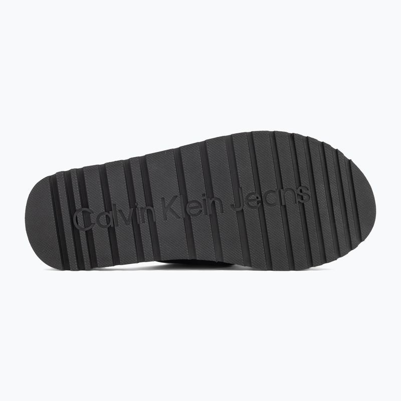 Uomo Calvin Klein YM0YM01223 Cross Sandal Crxs Tx triple black infradito 4