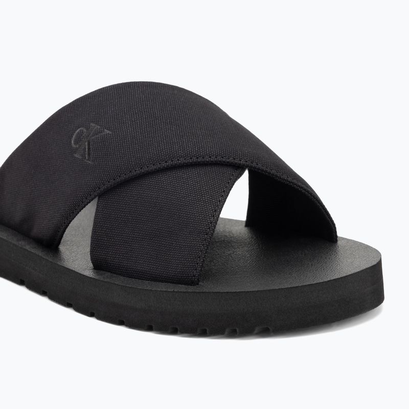 Uomo Calvin Klein YM0YM01223 Cross Sandal Crxs Tx triple black infradito 7