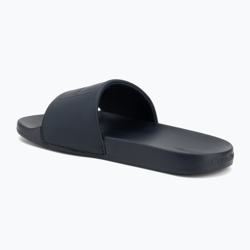 Calvin Klein infradito uomo HM0HM01754 Pool Slide Ck Square navy 3