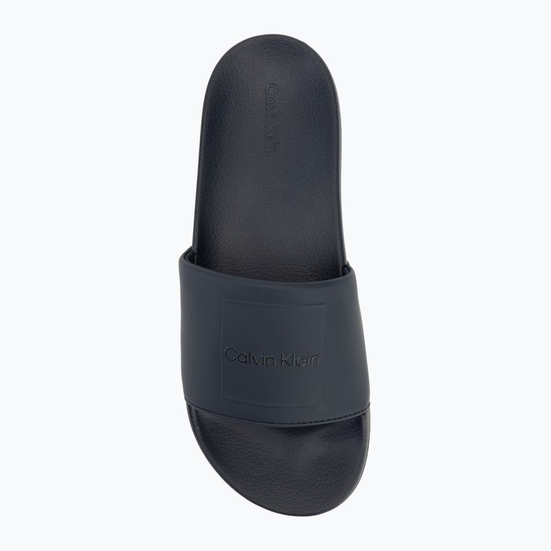 Calvin Klein infradito uomo HM0HM01754 Pool Slide Ck Square navy 5