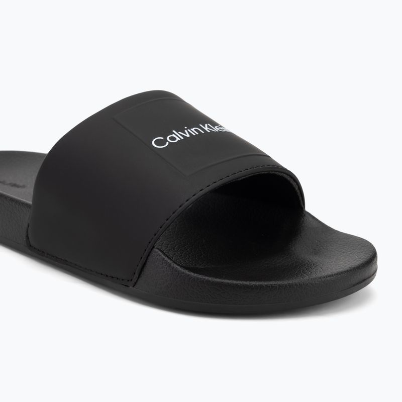 Calvin Klein infradito uomo HM0HM01754 Pool Slide Ck Square nero 7