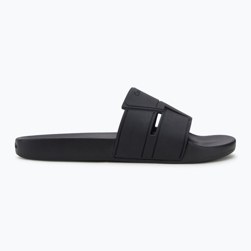 Calvin Klein infradito uomo HM0HM01752 Pool Slide Double T nero 2
