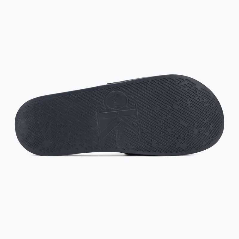 Calvin Klein YM0YM01271 Uomo Slide Monogram Cv triple calvin navy infradito 4