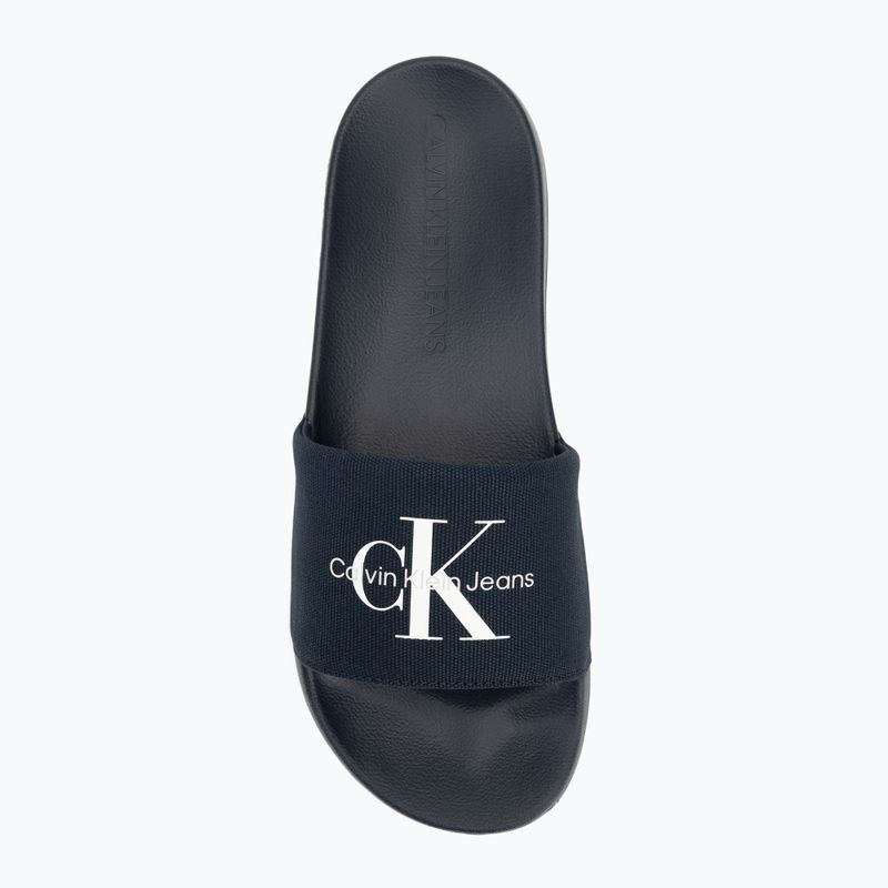 Calvin Klein YM0YM01271 Uomo Slide Monogram Cv triple calvin navy infradito 5