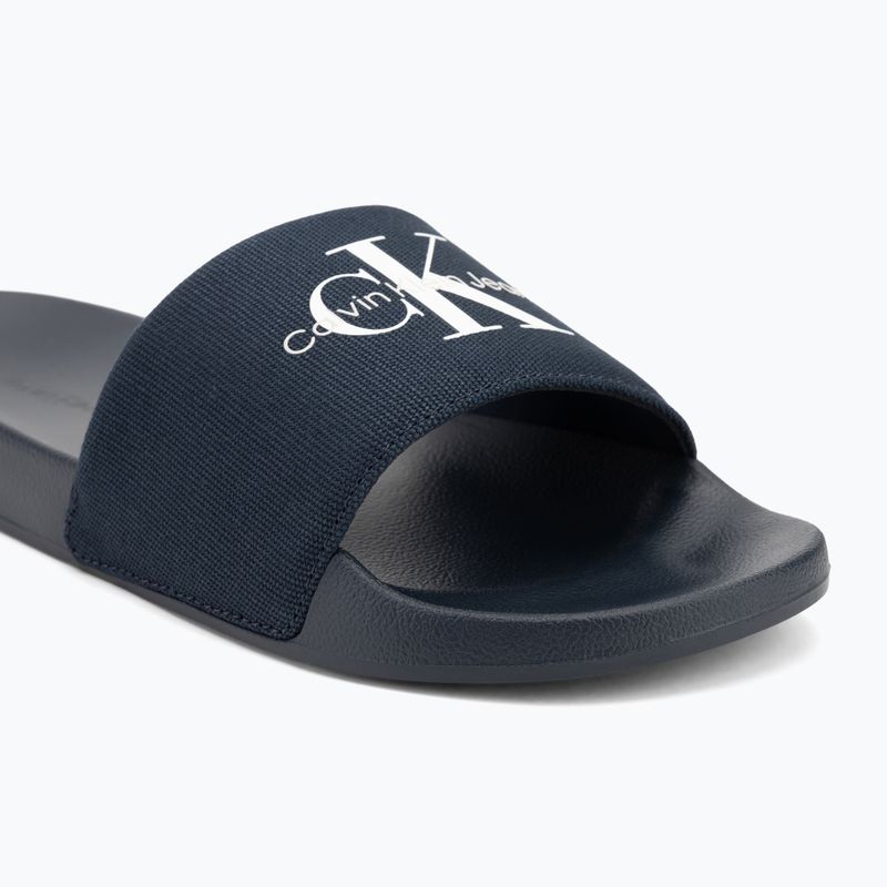 Calvin Klein YM0YM01271 Uomo Slide Monogram Cv triple calvin navy infradito 7