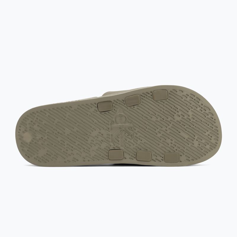 Uomo Calvin Klein YM0YM00361 Infradito in gomma neoprene Monologo sirena/guscio d'uovo 4