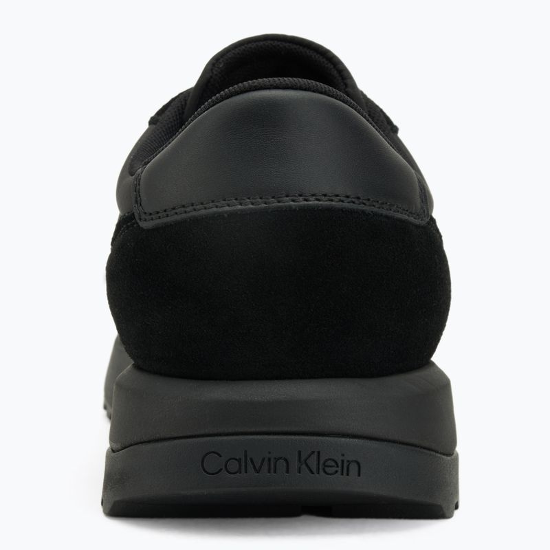 Sneakers uomo Calvin Klein HM0HM01714 basse stringate triple black 6