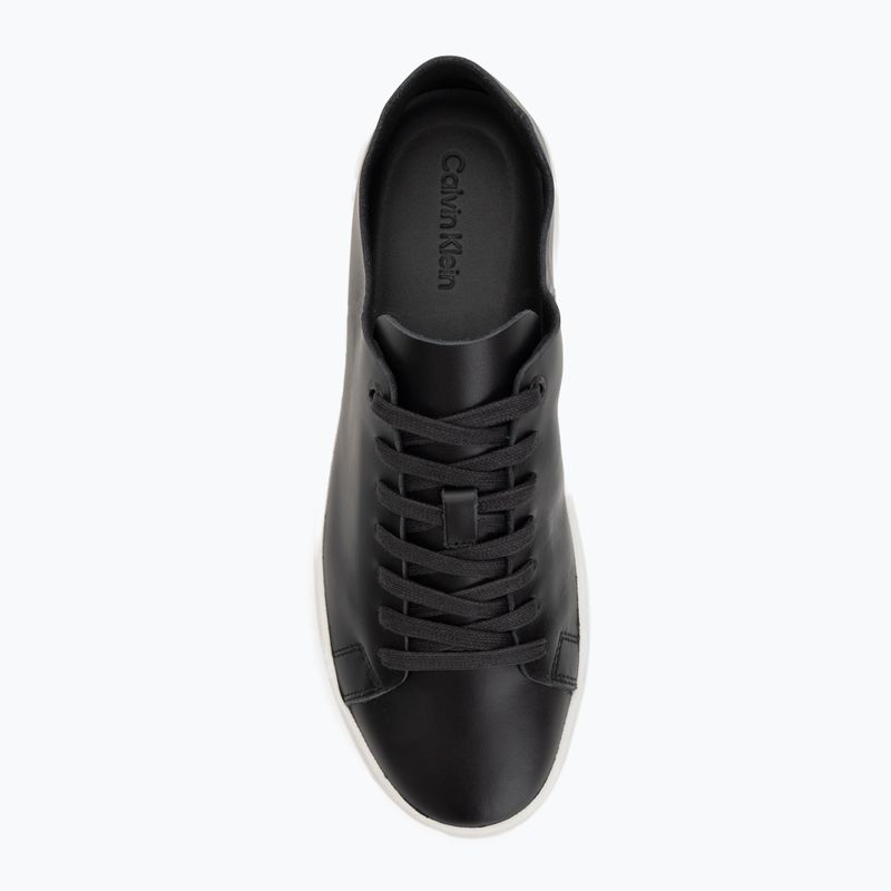 Calvin Klein scarpe da uomo HM0HM01723 Low Top Lace Up Unlined Lth ck nero 5