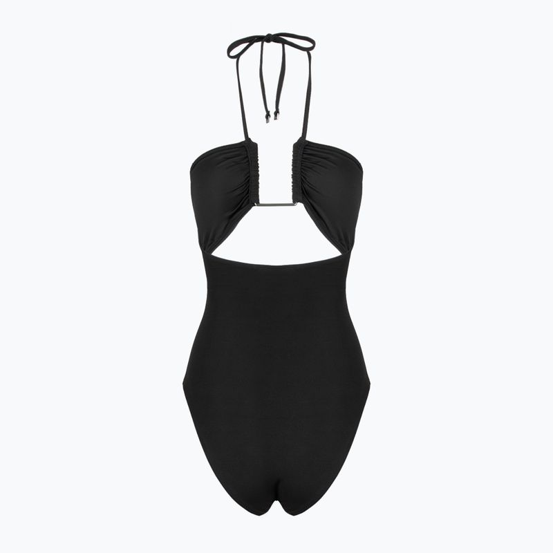 Costume intero donna Calvin Klein KW0KW02813 Ck Wire Plunge One Piece-RP pvh nero 2