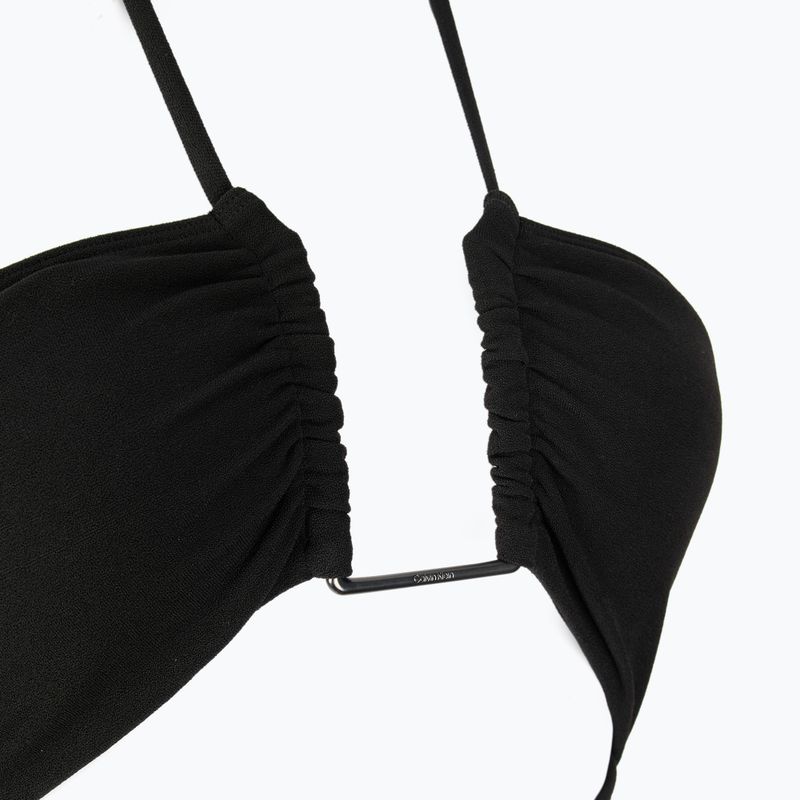 Costume intero donna Calvin Klein KW0KW02813 Ck Wire Plunge One Piece-RP pvh nero 3