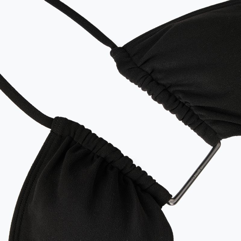 Costume intero donna Calvin Klein KW0KW02813 Ck Wire Plunge One Piece-RP pvh nero 4