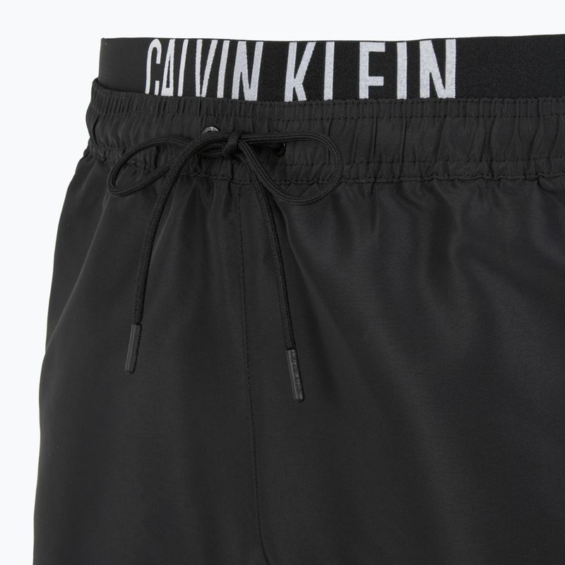Calvin Klein KM0KM01093 Uomo Intense Power Medium Double WB pvh pantaloncini da bagno neri 3