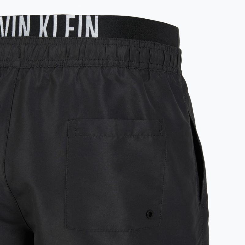Calvin Klein KM0KM01093 Uomo Intense Power Medium Double WB pvh pantaloncini da bagno neri 4