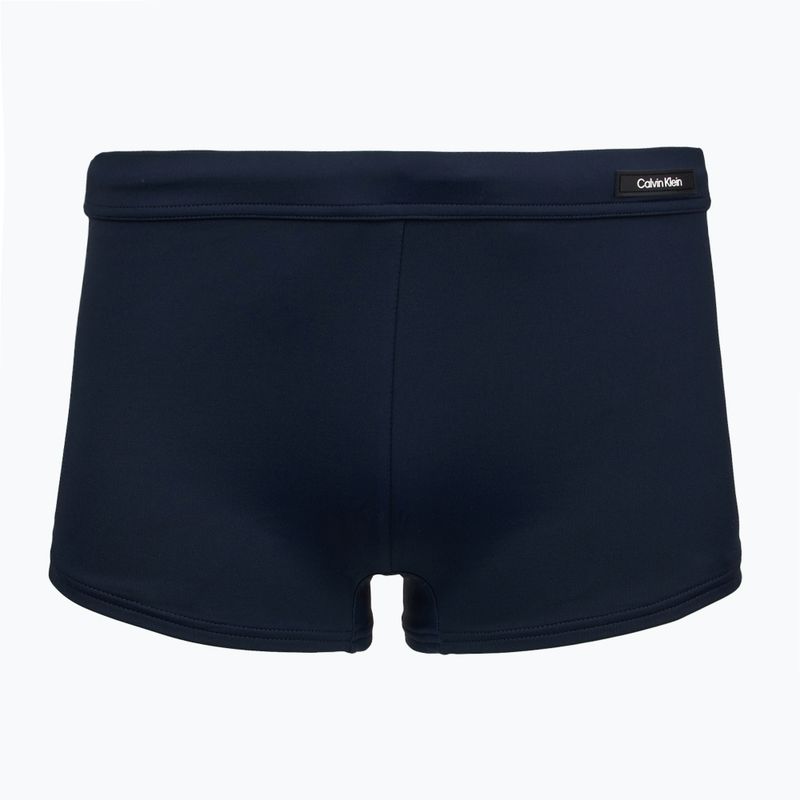Boxer da bagno da uomo KM0KM01114 Ck Essentials Trunk zaffiro scuro