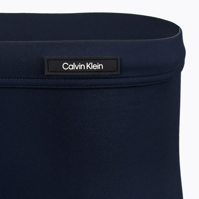 Boxer da bagno da uomo KM0KM01114 Ck Essentials Trunk zaffiro scuro 3