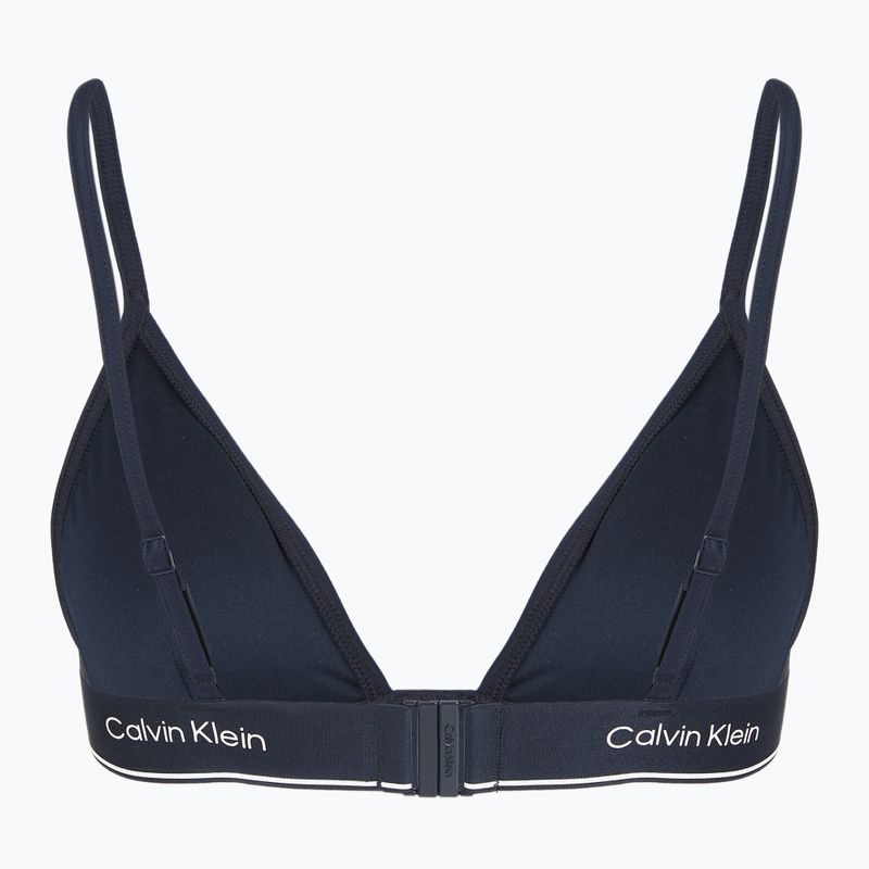 Calvin Klein Triangle-RP, top del costume da bagno color zaffiro scuro 2