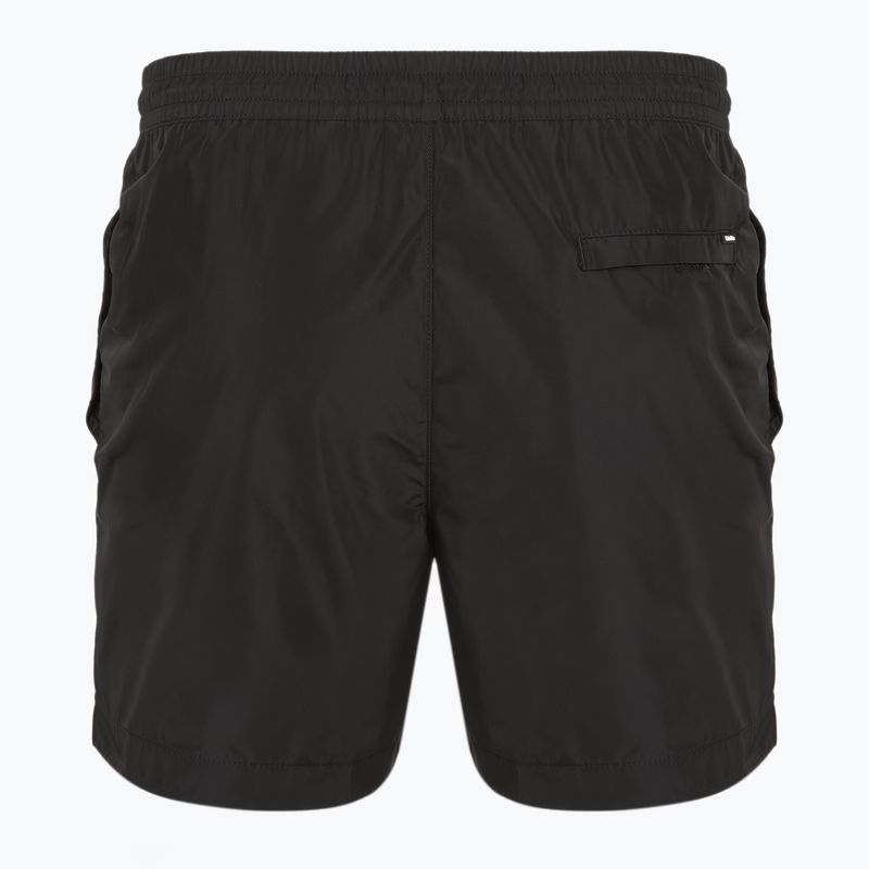 Pantaloncini da bagno Calvin Klein da uomo KM0KM01111 pvh nero 2