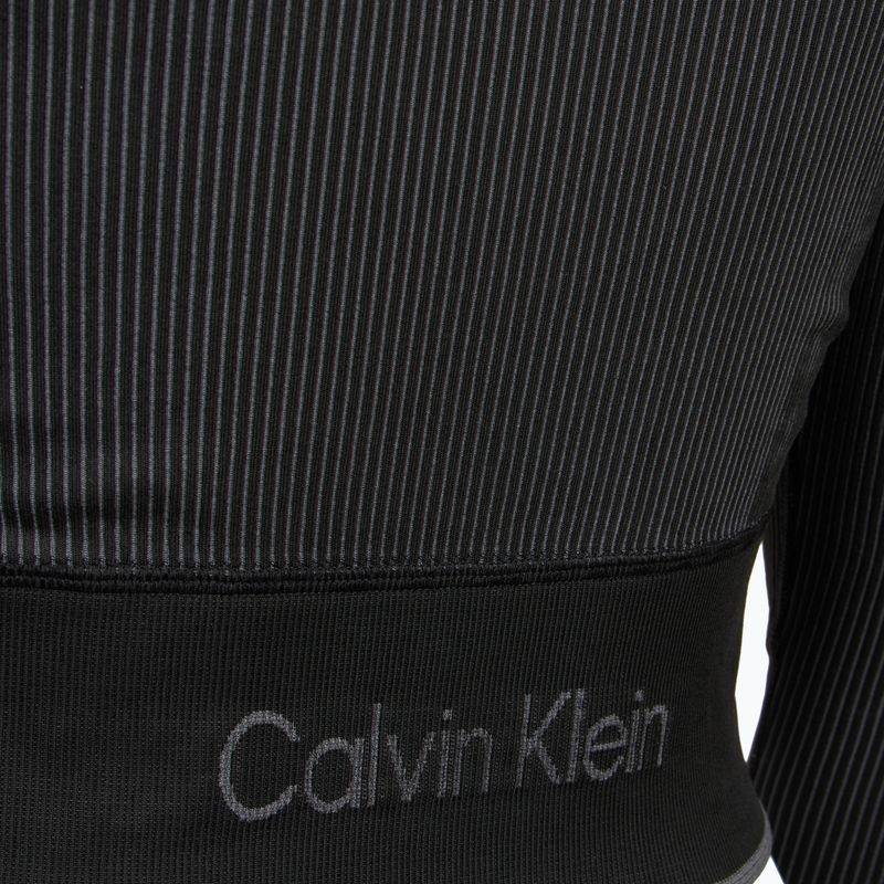 Felpa Calvin Klein donna 00GWS4J406 Senza cuciture nero 4
