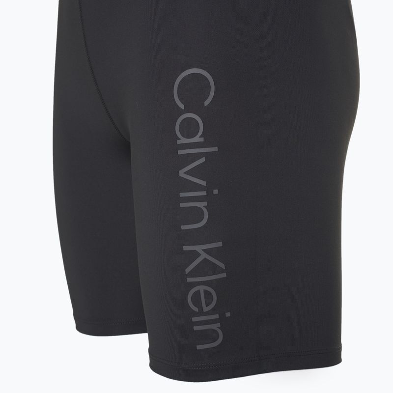Pantaloncini da allenamento Calvin Klein donna LVGWS5L708 Pantaloncini da ciclismo nero 4