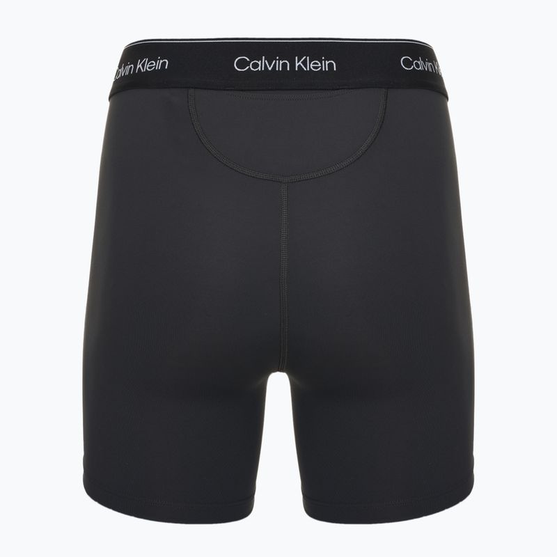 Pantaloncini da allenamento Calvin Klein donna LVGWS5L706 Pantaloncini da ciclismo nero 2