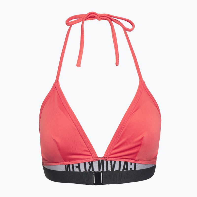 Calvin Klein top da bagno KW0KW02750 Intense Power Rib Triangle-RP corallo abbagliante 2