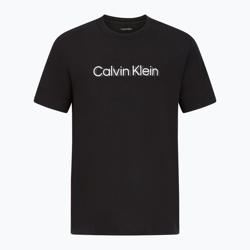 Maglietta Calvin Klein da uomo LVGMS5K183 Grafica nera
