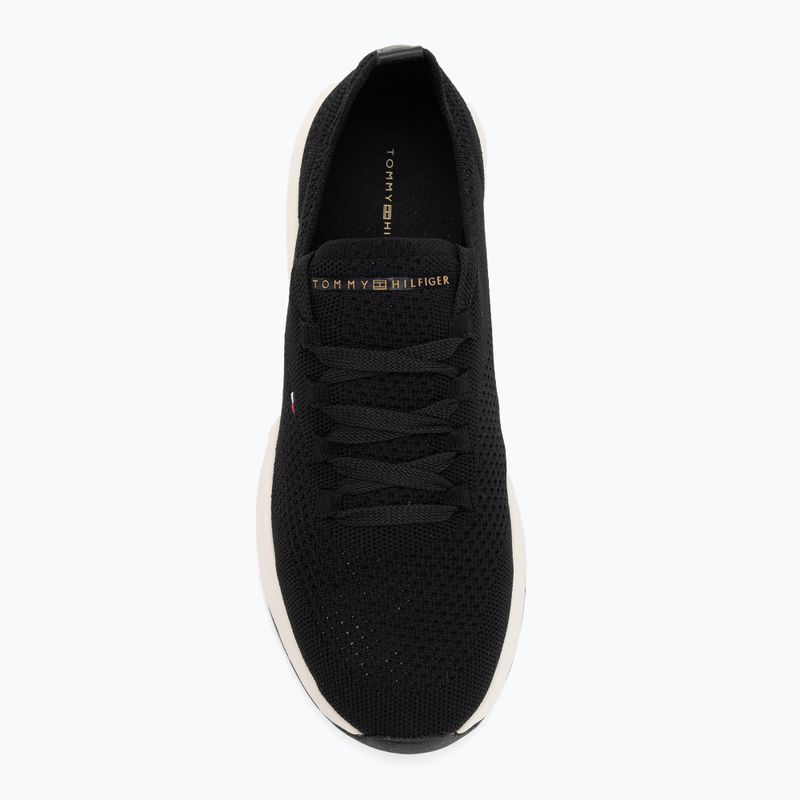 Tommy Hilfiger scarpe da donna Knit Runner nero 5