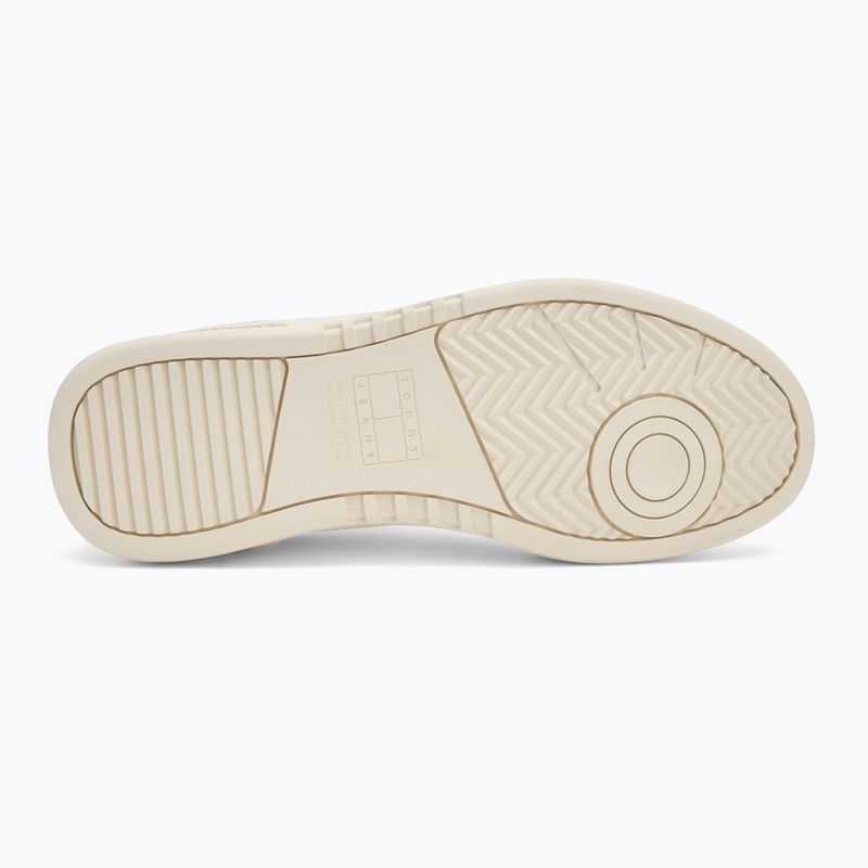 Scarpe uomo Tommy Jeans Cupsole Leather Ess blue momento 4