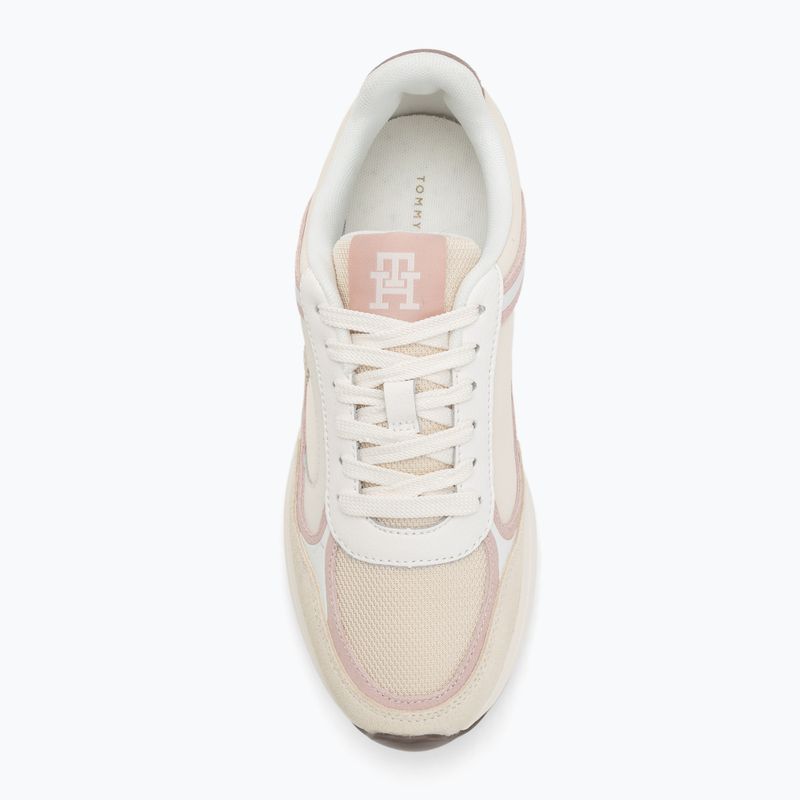 Tommy Hilfiger Scarpe casual da donna Moda Runner Mix bianco brillante/moonstruck/tandoori 5
