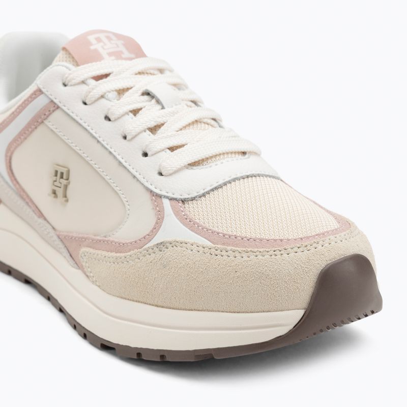 Tommy Hilfiger Scarpe casual da donna Moda Runner Mix bianco brillante/moonstruck/tandoori 7