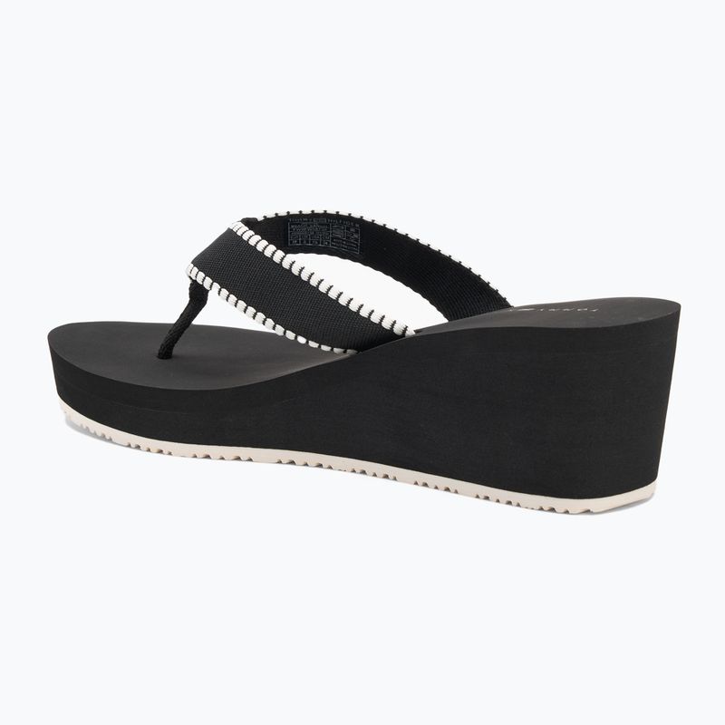Tommy Hilfiger infradito da donna Wedge Beach Sandal nero 3
