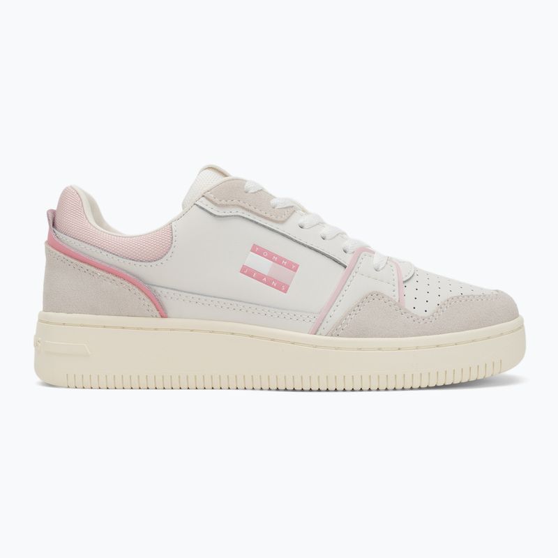 Tommy Jeans Retro Basket - scarpe da donna ecru/rosa 2