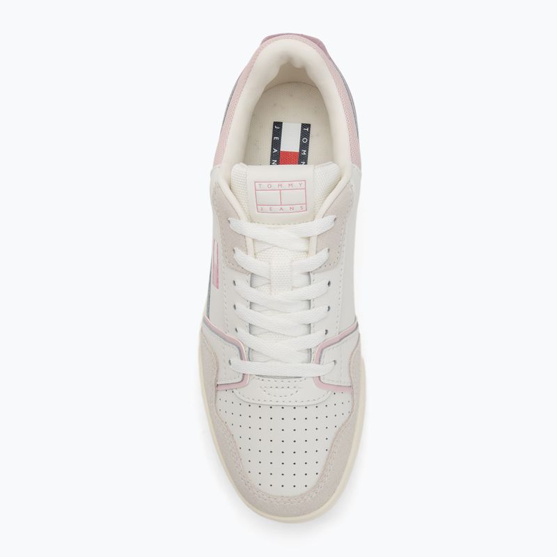 Tommy Jeans Retro Basket - scarpe da donna ecru/rosa 5
