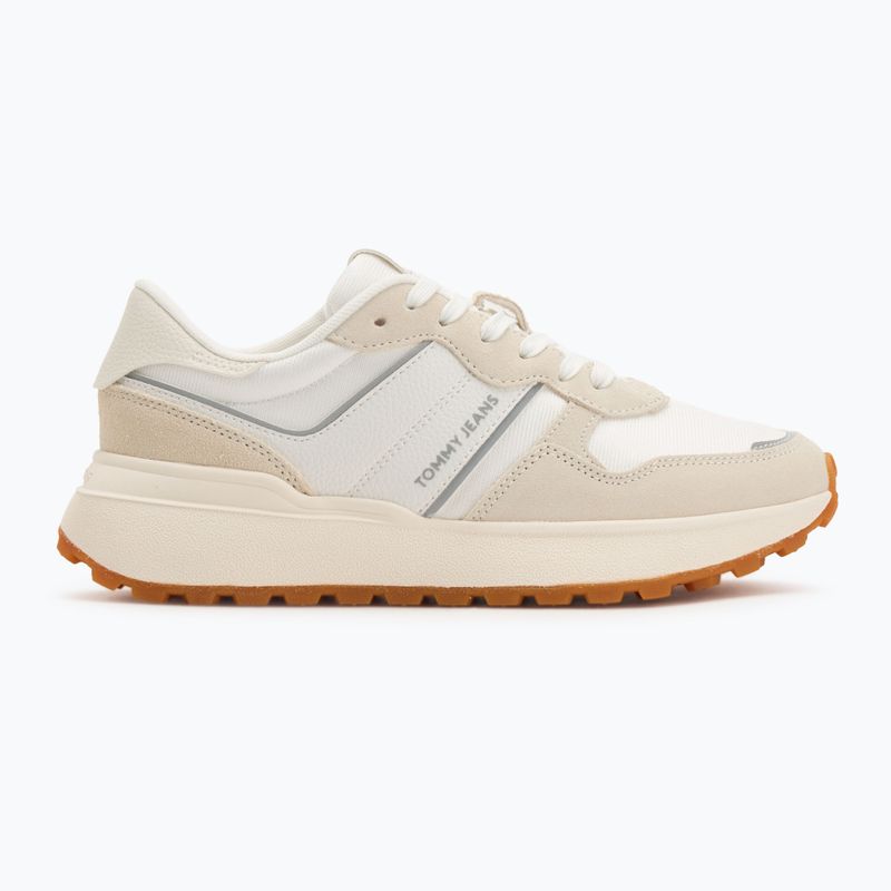 Tommy Jeans Cleated Runner ecru scarpe da donna 2
